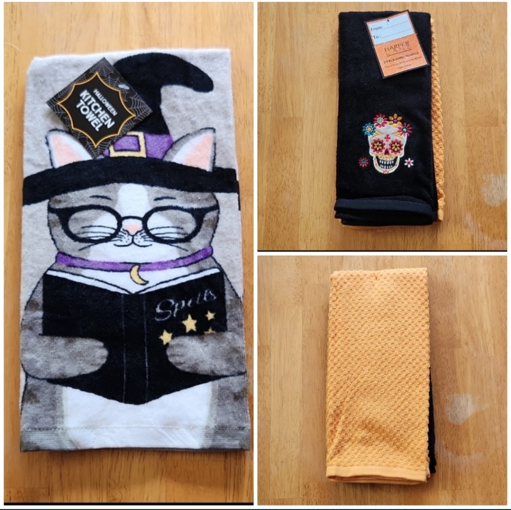 Halloween Hand/Kitchen Towels